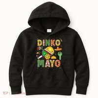 Funny Pickleball Dinko De Mayo Cinco De Mayo Kids Hoodie thumb 0