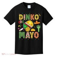 Funny Pickleball Dinko De Mayo Cinco De Mayo Kids T-Shirt thumb 0