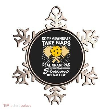 Funny Pickleball Design For Grandpa Pickleball Player Ornament