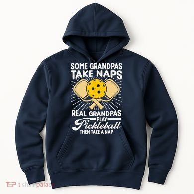 Funny Pickleball Design For Grandpa Pickleball Player Hoodie