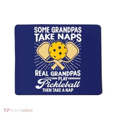 Funny Pickleball Design For Grandpa Pickleball Player Mousepad