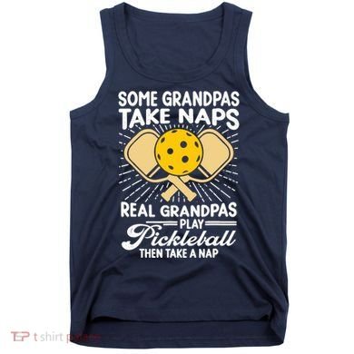 Funny Pickleball Design For Grandpa Pickleball Player Tank Top