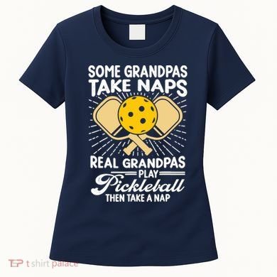 Funny Pickleball Design For Grandpa Pickleball Player Women's T-Shirt
