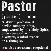 Funny Pastor Definition Gift Christian Preachers Long Sleeve Shirt thumb 2