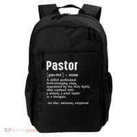 Funny Pastor Definition Gift Christian Preachers Backpack thumb 0