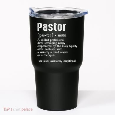 Funny Pastor Definition Gift Christian Preachers Tumbler