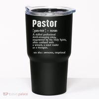 Funny Pastor Definition Gift Christian Preachers Tumbler thumb 0