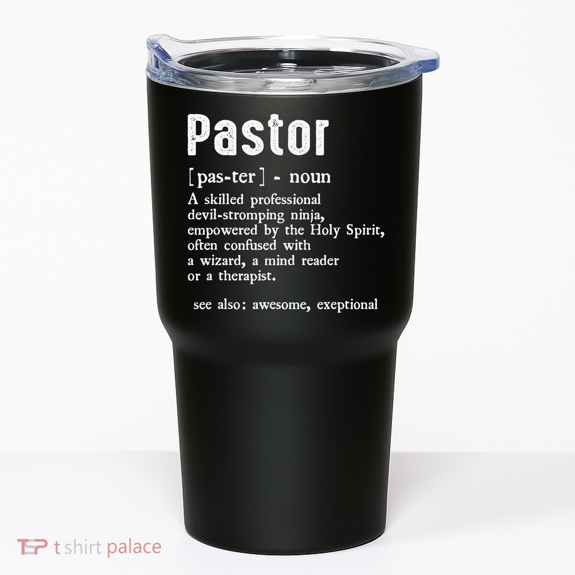 Funny Pastor Definition Gift Christian Preachers Tumbler