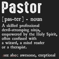 Funny Pastor Definition Gift Christian Preachers Tumbler thumb 3