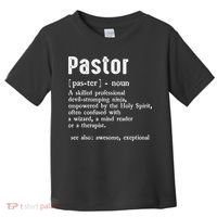 Funny Pastor Definition Gift Christian Preachers Toddler T-Shirt thumb 0