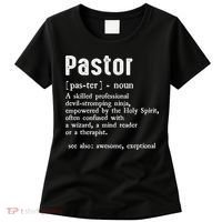 Funny Pastor Definition Gift Christian Preachers Women's T-Shirt thumb 0