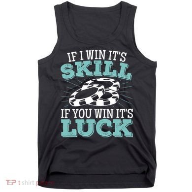 Funny Poker Design for a Poker Player Tank Top