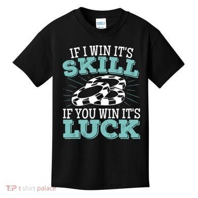 Funny Poker Design for a Poker Player Kids T-Shirt
