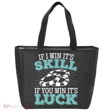 Funny Poker Design for a Poker Player Tote Bag