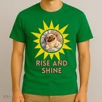 Funny Pug Dog Rise And Shine T-Shirt thumb 3