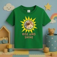Funny Pug Dog Rise And Shine Toddler T-Shirt thumb 3