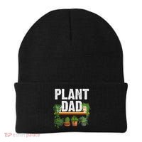 Funny Plant Dad Art For Daddy Papa Gardening Plant Lover Beanie thumb 0