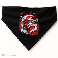 Fishing Power Dynamics Of Nature Jumping Salmon Angler USA-Made Doggie Bandana thumb 0