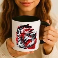 Fishing Power Dynamics Of Nature Jumping Salmon Angler Coffee Mug thumb 3