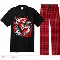 Fishing Power Dynamics Of Nature Jumping Salmon Angler Pajama Set thumb 0