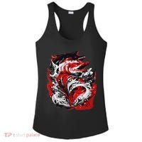 Fishing Power Dynamics Of Nature Jumping Salmon Angler Ladies PosiCharge Competitor Racerback Tank thumb 0