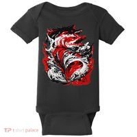 Fishing Power Dynamics Of Nature Jumping Salmon Angler Baby Bodysuit thumb 0