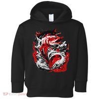 Fishing Power Dynamics Of Nature Jumping Salmon Angler Toddler Hoodie thumb 0