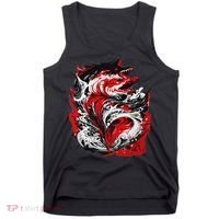 Fishing Power Dynamics Of Nature Jumping Salmon Angler Tank Top thumb 0