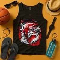 Fishing Power Dynamics Of Nature Jumping Salmon Angler Tank Top thumb 4