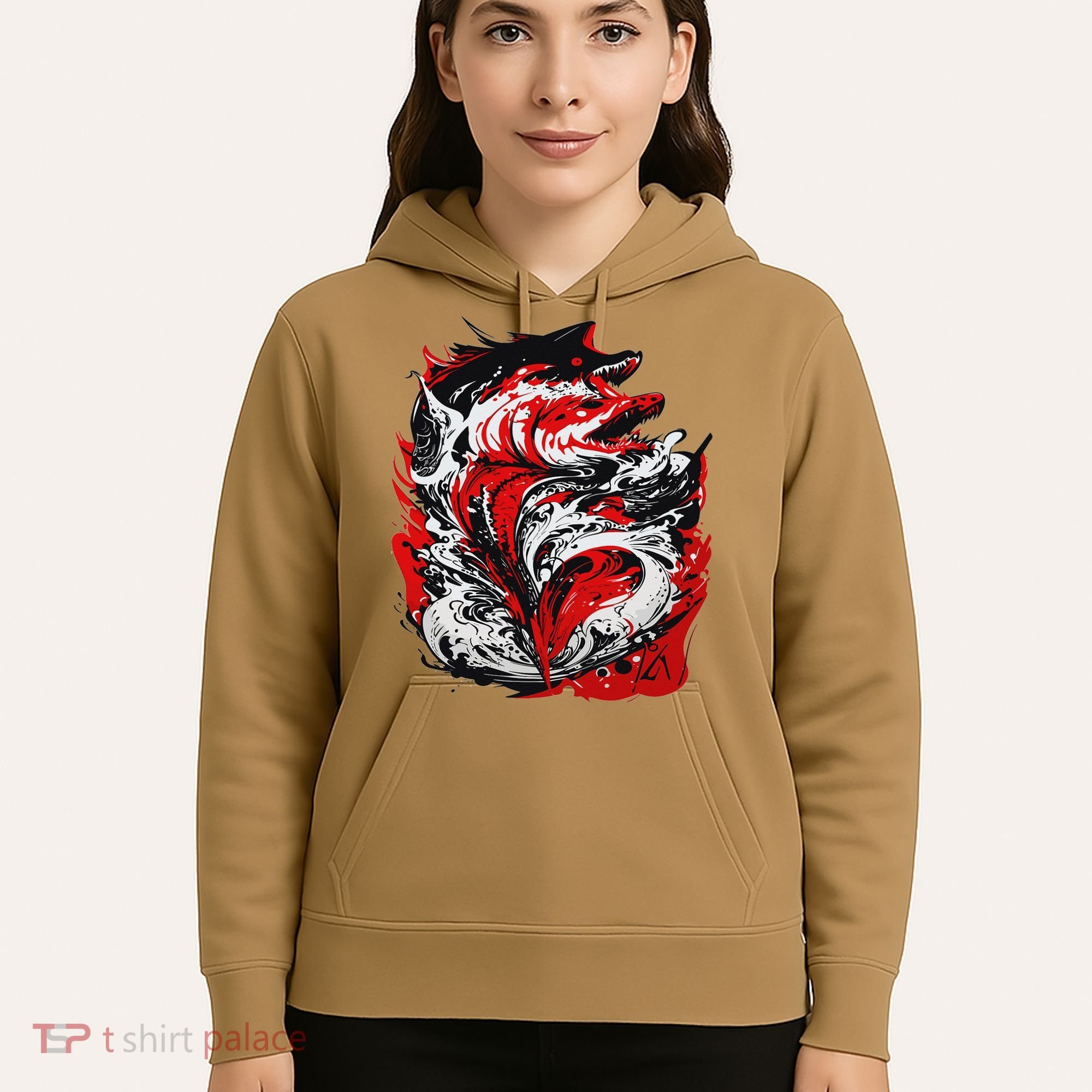 Fishing Power Dynamics Of Nature Jumping Salmon Angler Hoodie