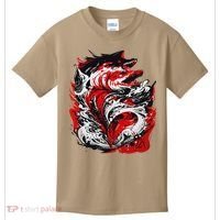 Fishing Power Dynamics Of Nature Jumping Salmon Angler Kids T-Shirt thumb 0