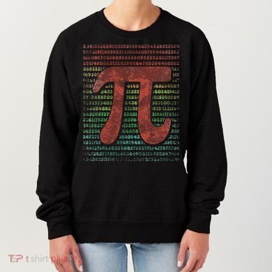 Funny Pi Day Vintage Pi Math Tee for Pi Day 3.14 Women's Sweatshirt