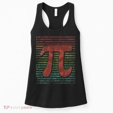 Funny Pi Day Vintage Pi Math Tee for Pi Day 3.14 Women's Tank Top