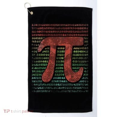 Funny Pi Day Vintage Pi Math Tee for Pi Day 3.14 Golf Towel