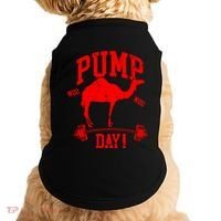 Funny Pump Day Hump Day Camel Weight Lifting Training Gym Gift Doggie Tank thumb 0