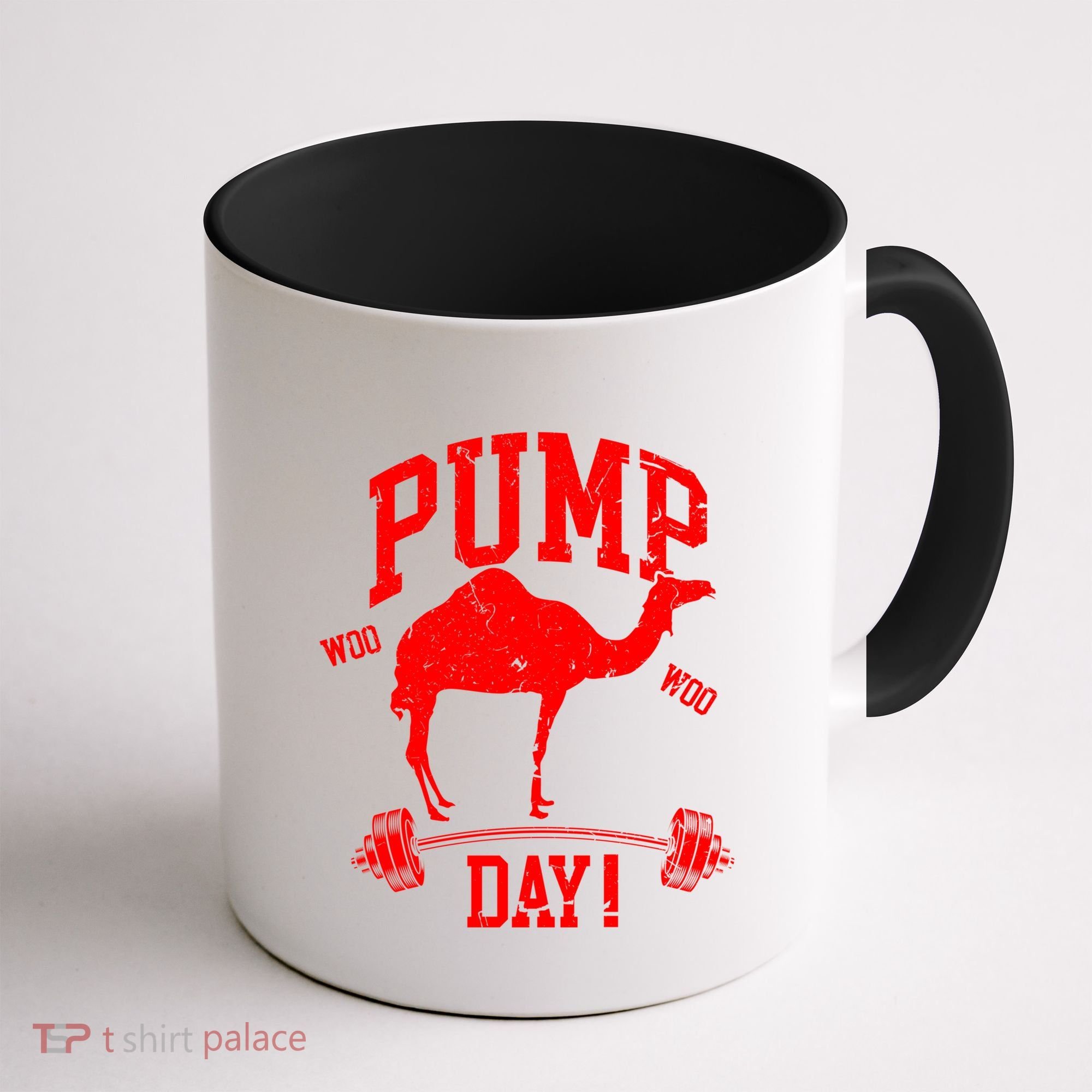 Funny Pump Day Hump Day Camel Weight Lifting Training Gym Gift Coffee Mug
