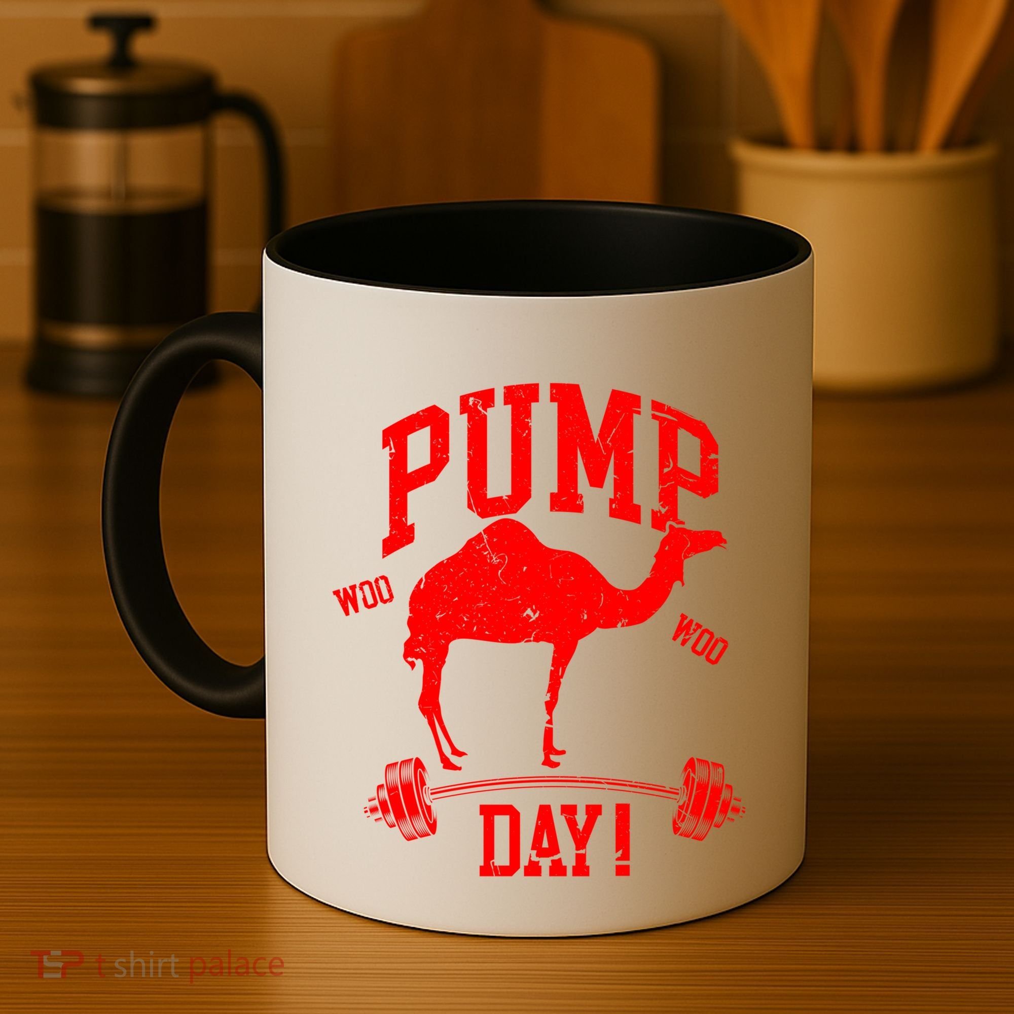 Funny Pump Day Hump Day Camel Weight Lifting Training Gym Gift Coffee Mug