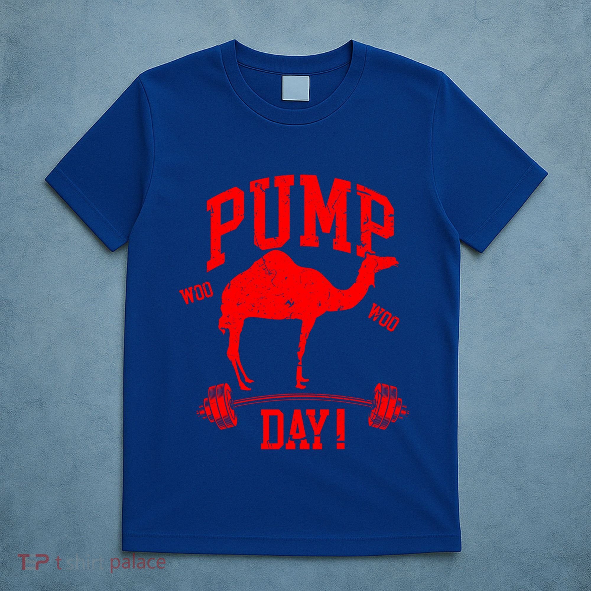 Funny Pump Day Hump Day Camel Weight Lifting Training Gym Gift T-Shirt