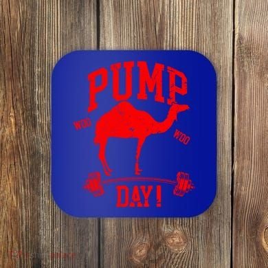 Funny Pump Day Hump Day Camel Weight Lifting Training Gym Gift Coaster