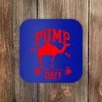 Funny Pump Day Hump Day Camel Weight Lifting Training Gym Gift Coaster thumb 0