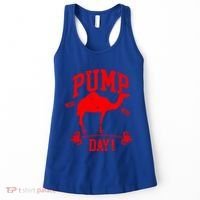 Funny Pump Day Hump Day Camel Weight Lifting Training Gym Gift Women's Tank Top thumb 0