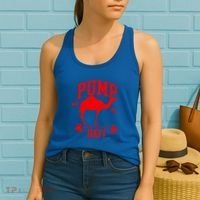 Funny Pump Day Hump Day Camel Weight Lifting Training Gym Gift Women's Tank Top thumb 2