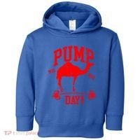 Funny Pump Day Hump Day Camel Weight Lifting Training Gym Gift Toddler Hoodie thumb 0
