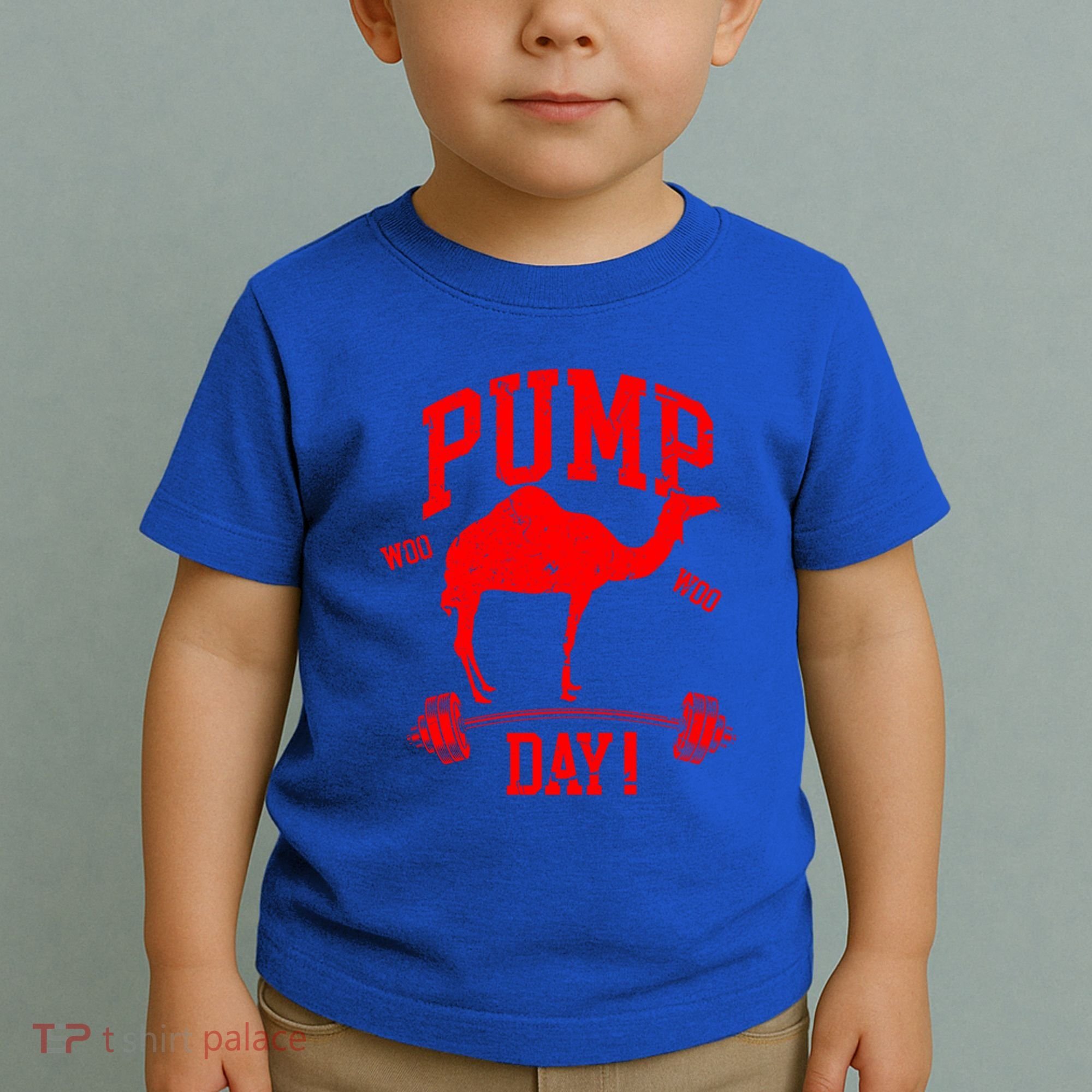 Funny Pump Day Hump Day Camel Weight Lifting Training Gym Gift Toddler T-Shirt