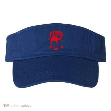 Funny Pump Day Hump Day Camel Weight Lifting Training Gym Gift Visor