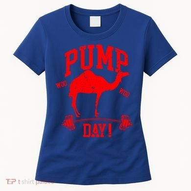 Funny Pump Day Hump Day Camel Weight Lifting Training Gym Gift Women's T-Shirt
