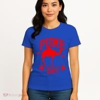 Funny Pump Day Hump Day Camel Weight Lifting Training Gym Gift Women's T-Shirt thumb 4
