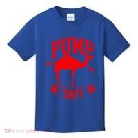 Funny Pump Day Hump Day Camel Weight Lifting Training Gym Gift Kids T-Shirt thumb 0