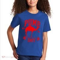 Funny Pump Day Hump Day Camel Weight Lifting Training Gym Gift Kids T-Shirt thumb 2