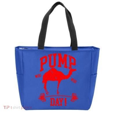 Funny Pump Day Hump Day Camel Weight Lifting Training Gym Gift Tote Bag